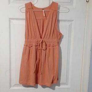 Free People Peach Tank Top